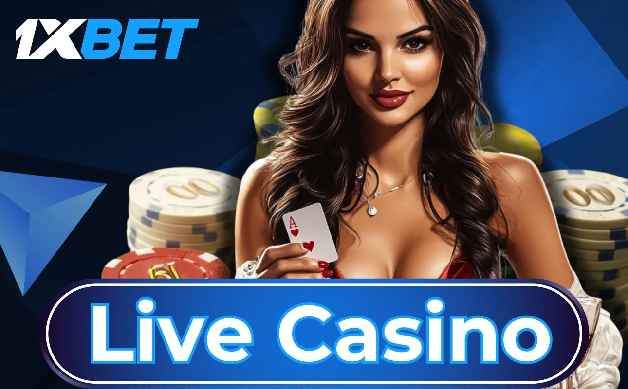 1xBet has a special section “Live Casino”