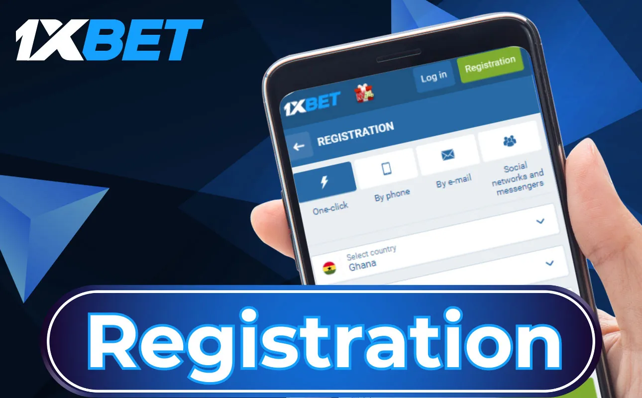 How to go through the registration process in the 1xBet mobile application